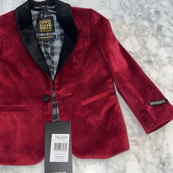 NWT CHRISTMAS COLLECTION DINNER JACKET 4Y - Picture 3 of 7